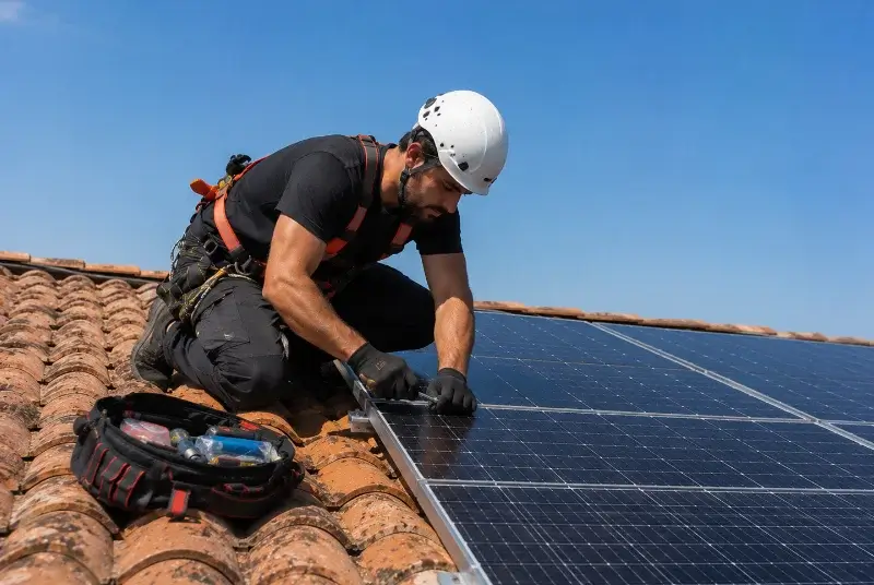 Maintenance et monitoring de panneaux solaires à Prigonrieux