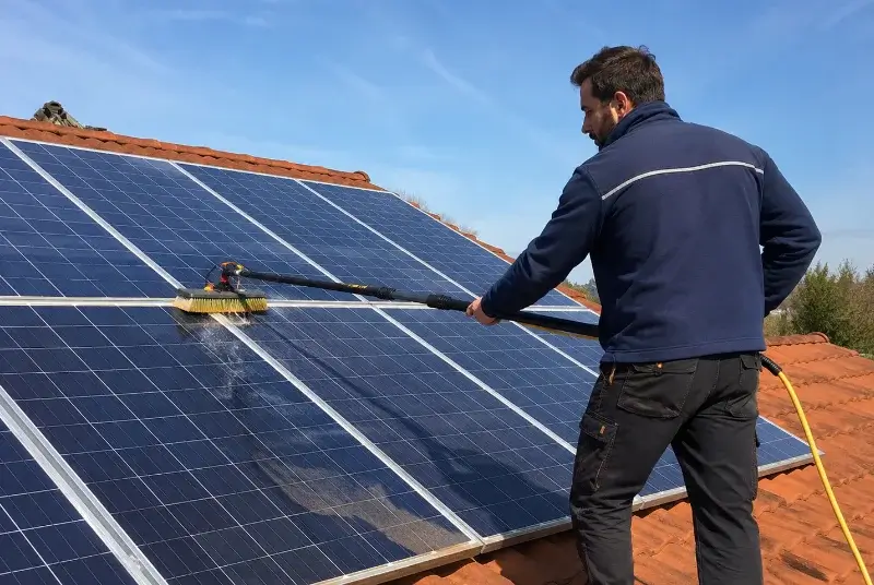 Nettoyage et entretien de panneaux solaires à Prigonrieux